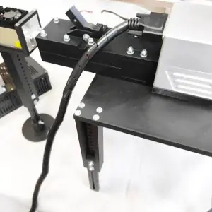 An Endurance DIY marking machine with 4 / 10 / 30 / 50 watt DPSS / Fiber (Raycus) laser modules with a Sino Galvo head.