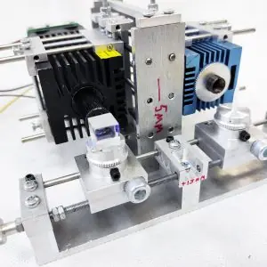 An Endurance laser beam combiner system - combine any diode lasers and get 2x power!